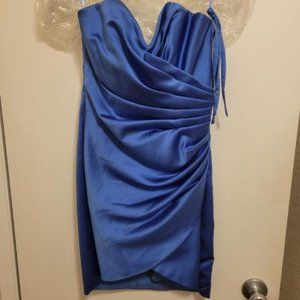 Impression Bridal Formal Blue Bridesmaid/Cocktail Dress Size 10 NWT